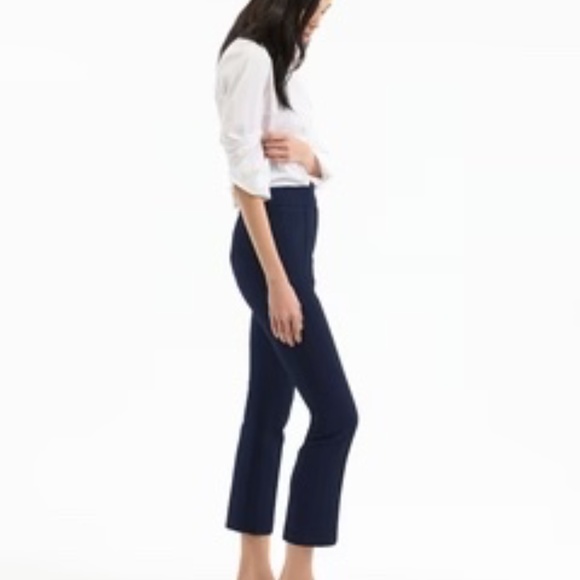 NWT Veronica Beard Dell Jacquard Pant Navy sz 2 - Picture 2 of 8